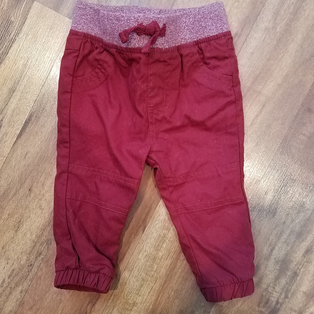 Cat & Jack joggers size 3/6 months.